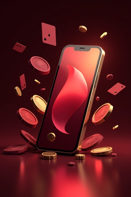 Smartphone mit Deloro Casino App